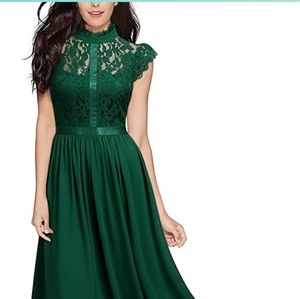 Long dress for wedding or special occasion.  Long in length and is a sizes small